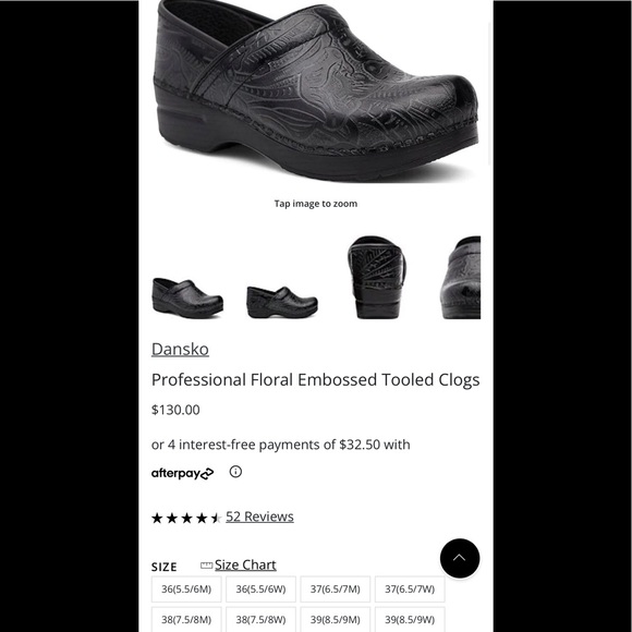 Embossed Dansko Clogs Size 40 (9.5/10) - Picture 6 of 6